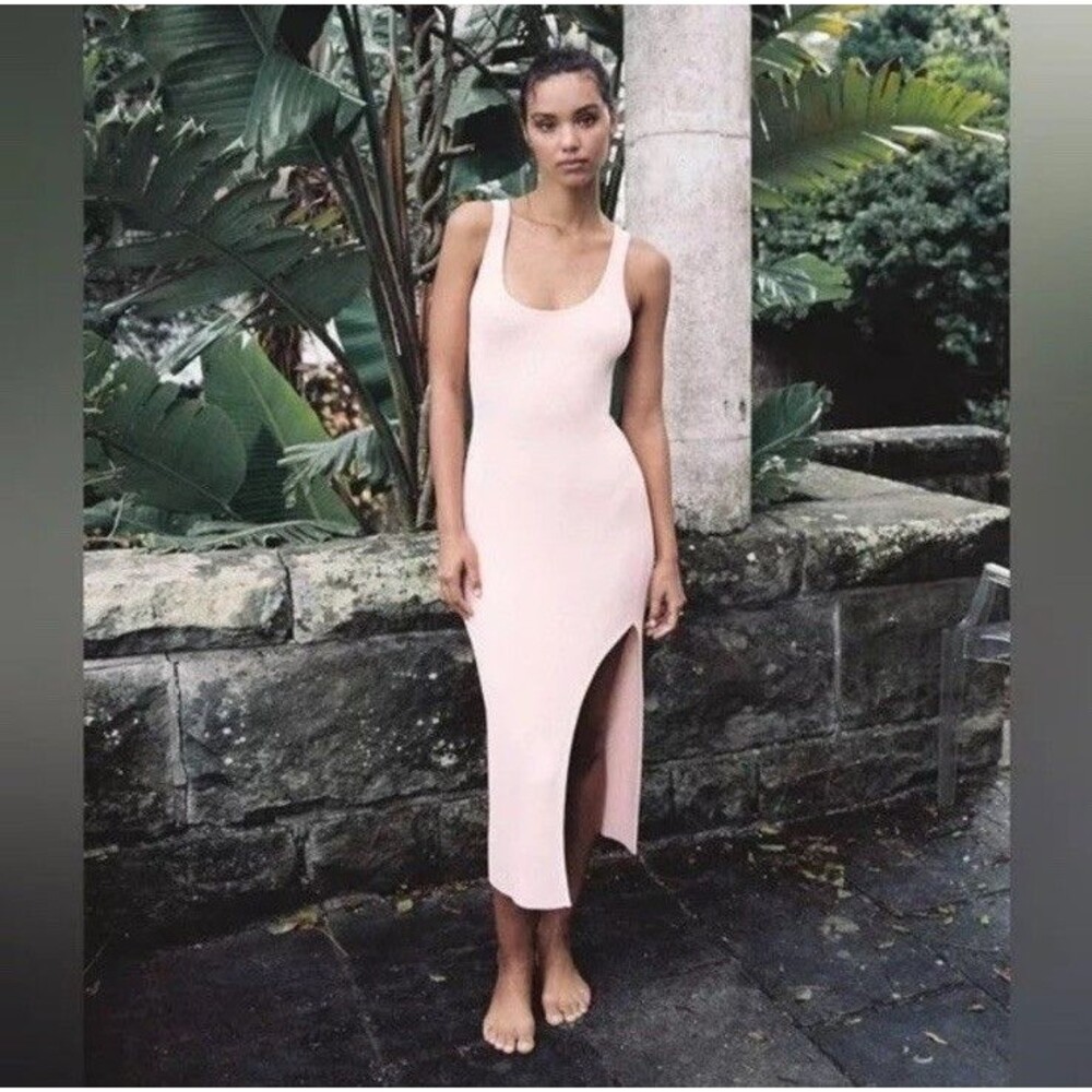 Significant Other pink Venetia midi dress SZ 6